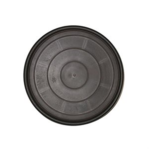 FHD ROUND SAUCER 12" - BLACK (25 / CS)