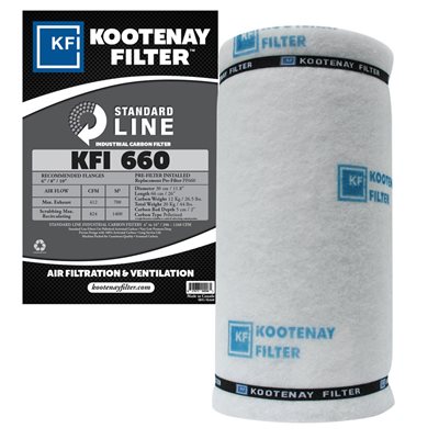 KOOTENAY STANDARD FILTER KFI 660 - 412CFM 12''x26'' (1)