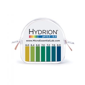 HYDRION PH TEST PAPER 5.5 - 8.0 DOUBLE ROLL #MF-1606 (1)