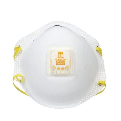 3M 8511B PARTICULATE RESPIRATOR W / VALVE N95 (10 / BOX)