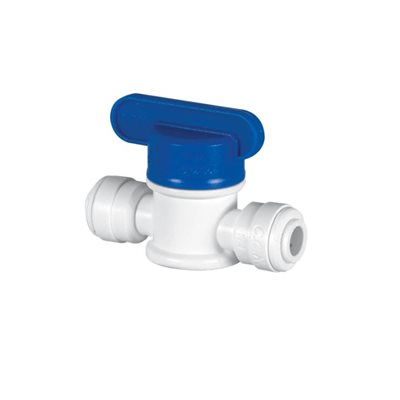 HYDRO-LOGIC 1 / 4" QC X 1 / 4" QC INLINE SHUT OFF VALVE (1)